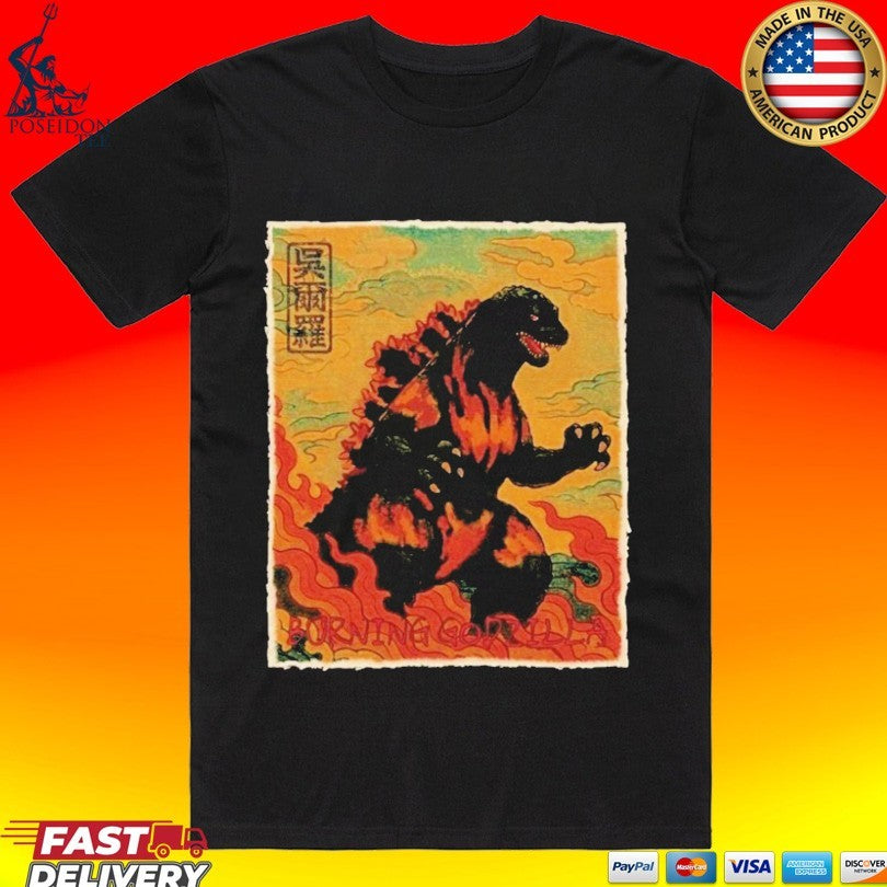 Myles Garrett Godzilla Vs Destoroyah 30th Anniversary Los Angeles Rams T-shirt