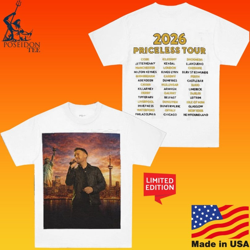 Nathan Carter Priceless Tour 2026 T-shirt