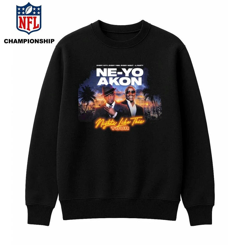 Ne-Yo And Akon Nights Like This Tour 2026 Schedule Tour Dates Shirt