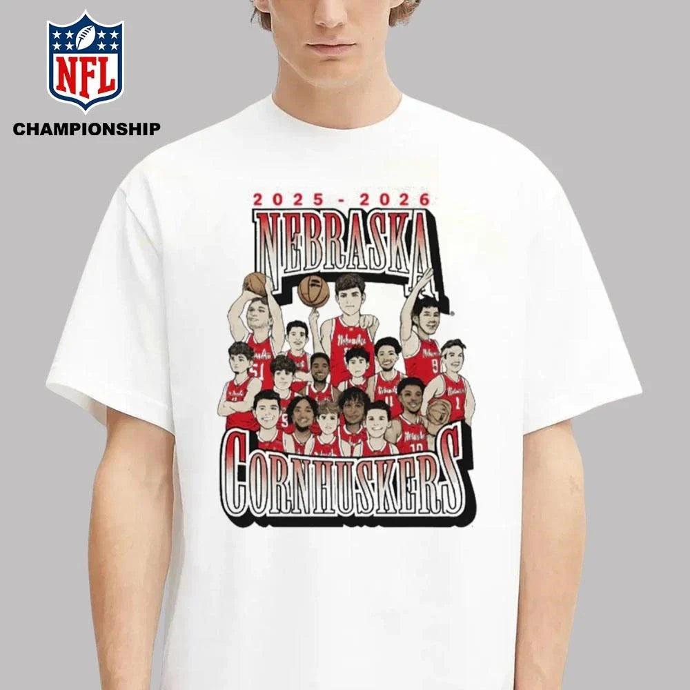 Nebraska Cornhuskers Men’s Basketball 2025-2026 Shirt