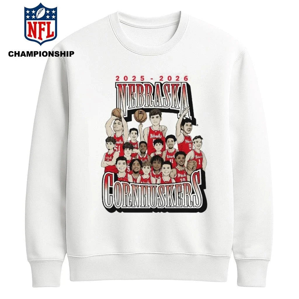 Nebraska Cornhuskers Men’s Basketball 2025-2026 Shirt