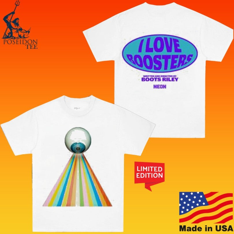 Neonrated I Love Boosters Rainbow Eye T-shirt