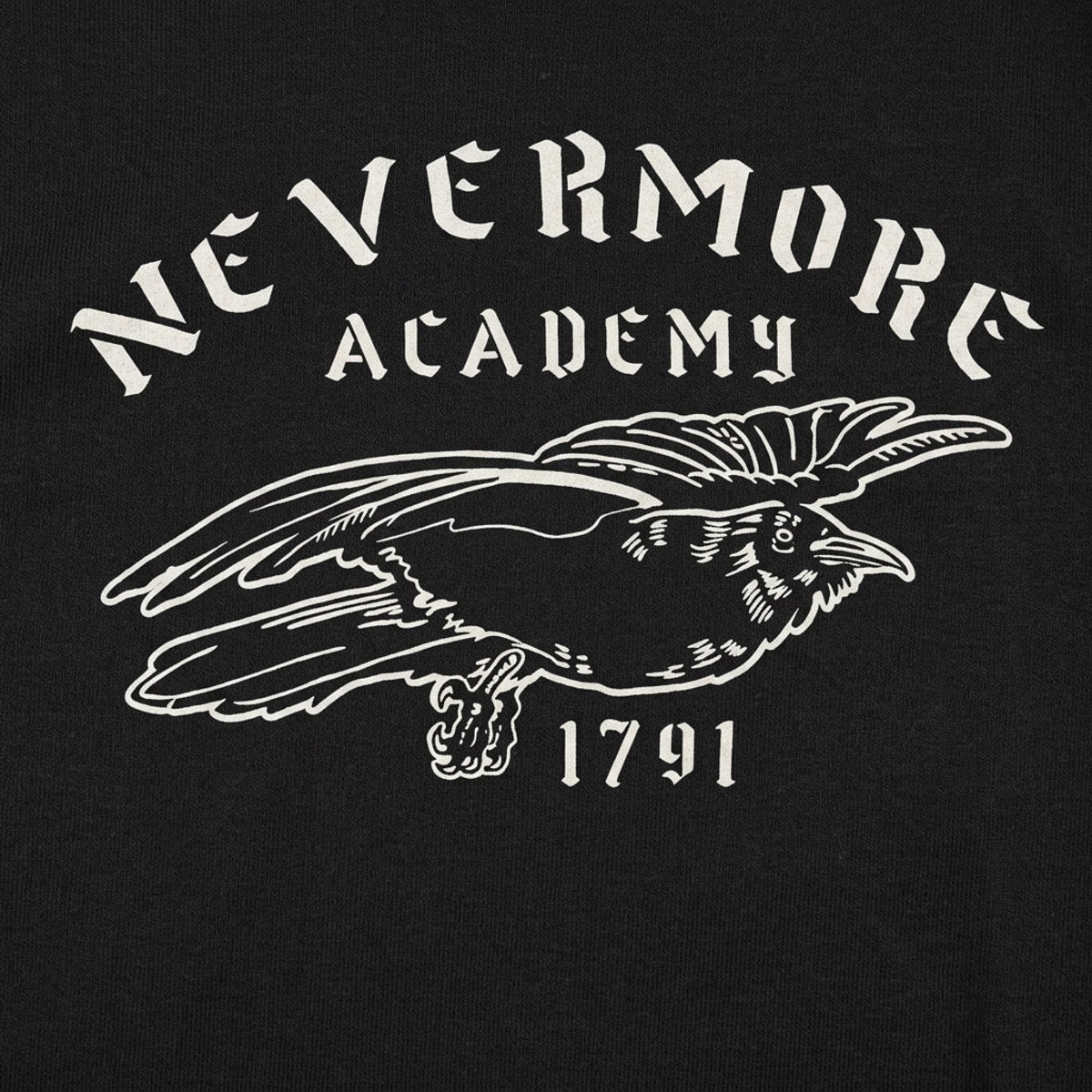 Nevermore Academy Raven Crest 1791