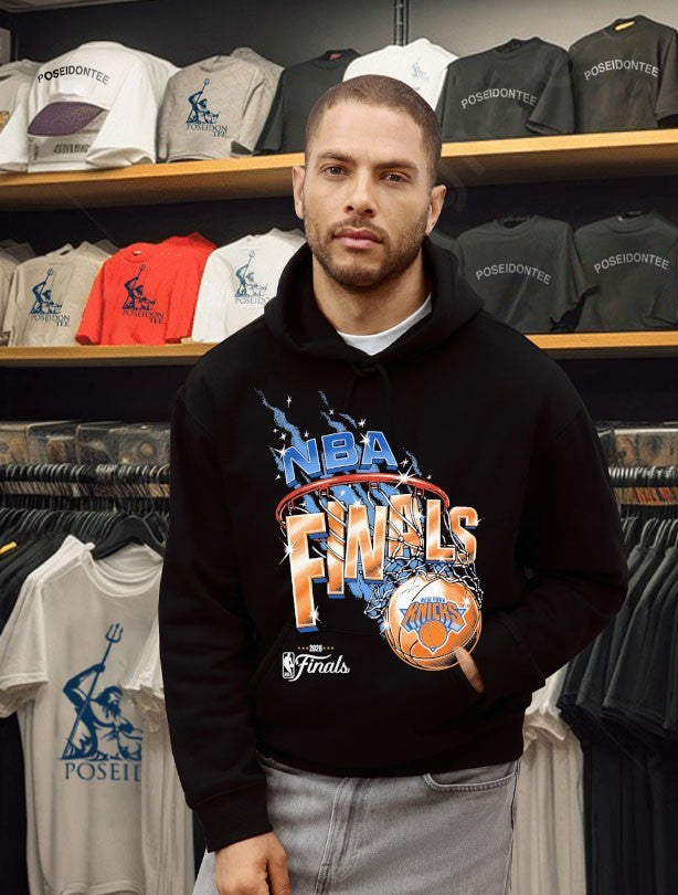 New York Knicks 2026 Finals Hoop T-shirt