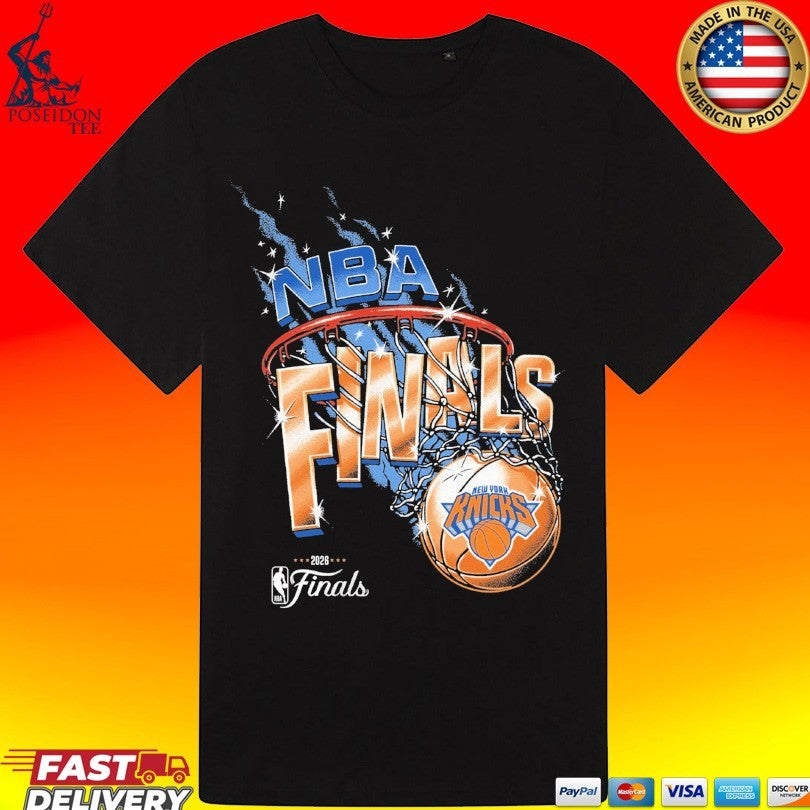 New York Knicks 2026 Finals Hoop T-shirt