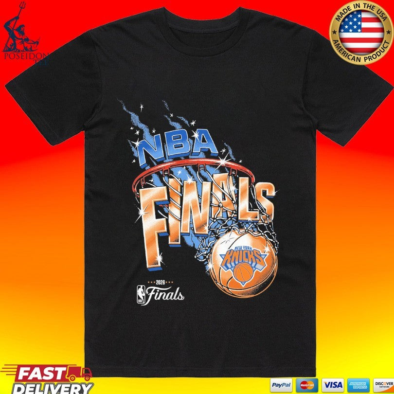 New York Knicks 2026 Finals Hoop T-shirt