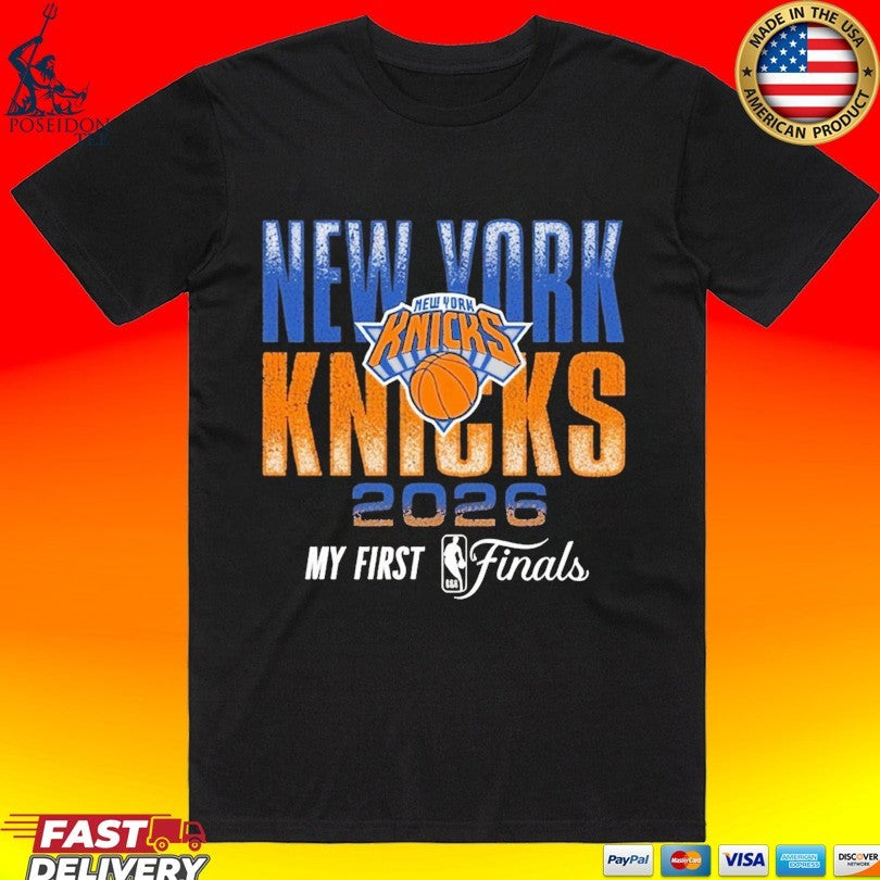New York Knicks 2026 My First Finals Onesie T-shirt