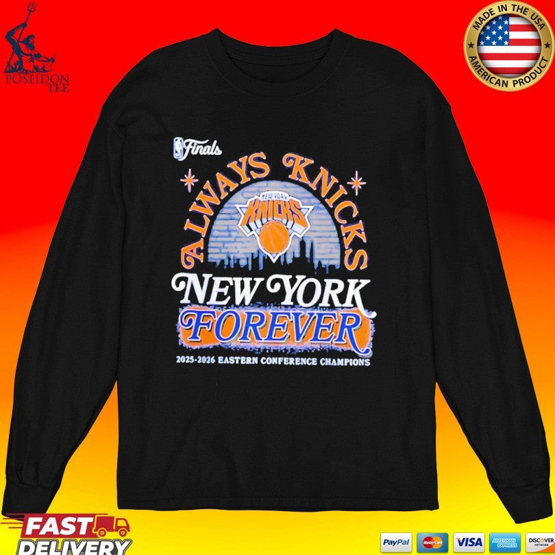 New York Knicks 2026 NBA Eastern Conference Champions Hometown T-shirt