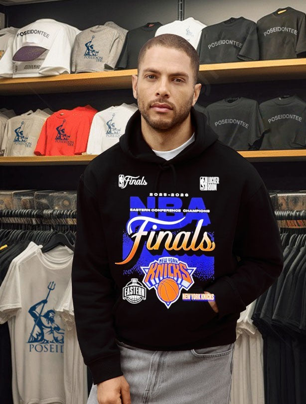 New York Knicks 2026 Nba Eastern Conference Champions Locker Room T-shirt