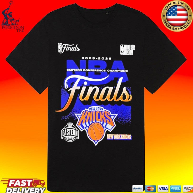 New York Knicks 2026 Nba Eastern Conference Champions Locker Room T-shirt