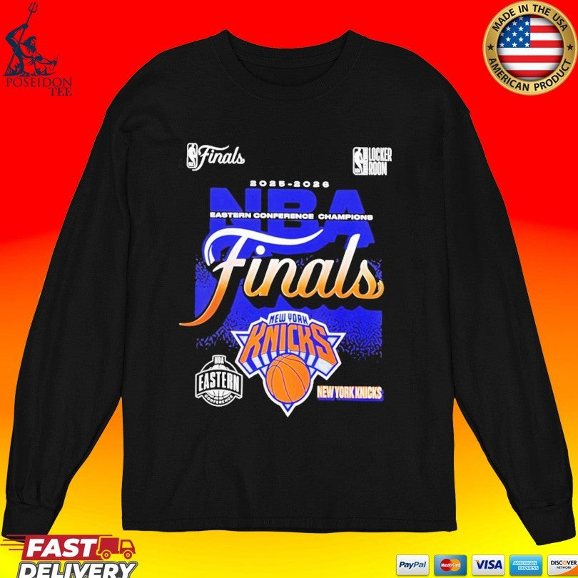 New York Knicks 2026 Nba Eastern Conference Champions Locker Room T-shirt
