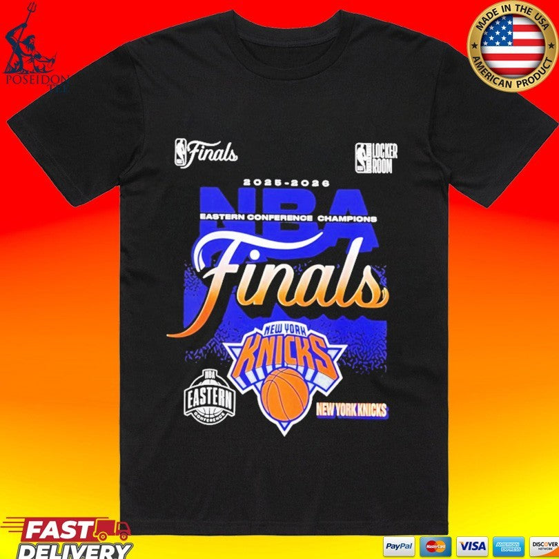 New York Knicks 2026 Nba Eastern Conference Champions Locker Room T-shirt