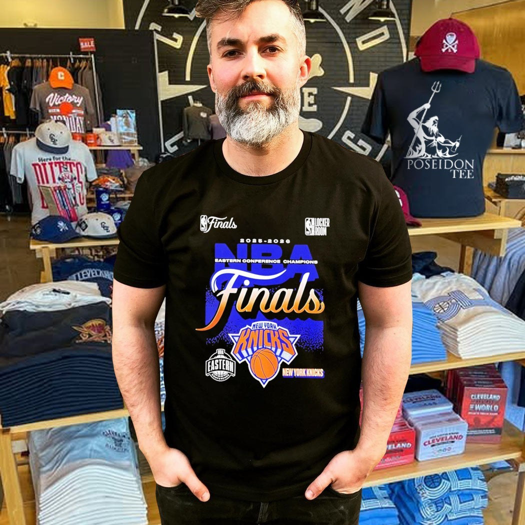 New York Knicks 2026 Nba Eastern Conference Champions Locker Room T-shirt