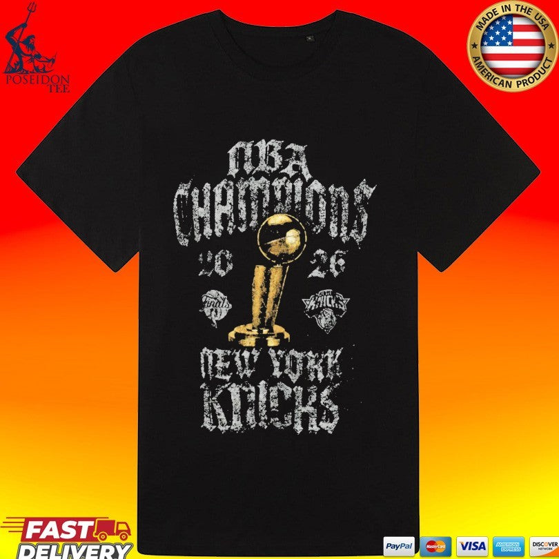 New York Knicks 2026 Nba Finals Champions Locker Room T-shirt