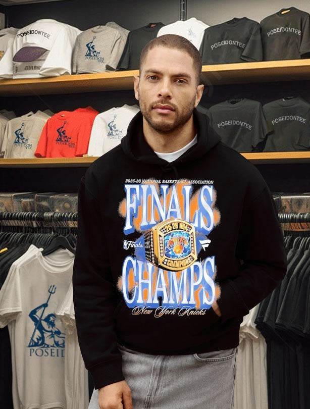 New York Knicks 2026 Nba Finals Champions Ring T-shirt