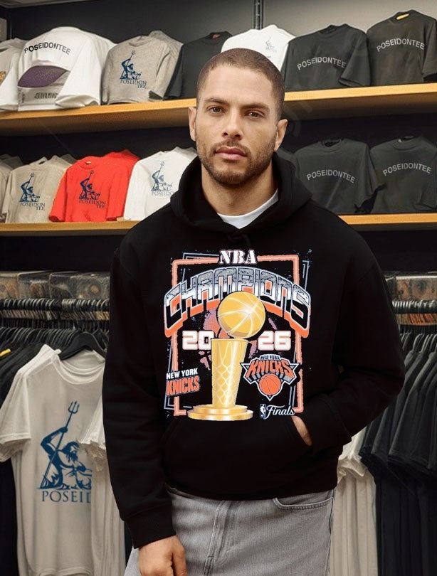 New York Knicks ’47 Blue 2026 Nba Finals Champions Franklin T-shirt