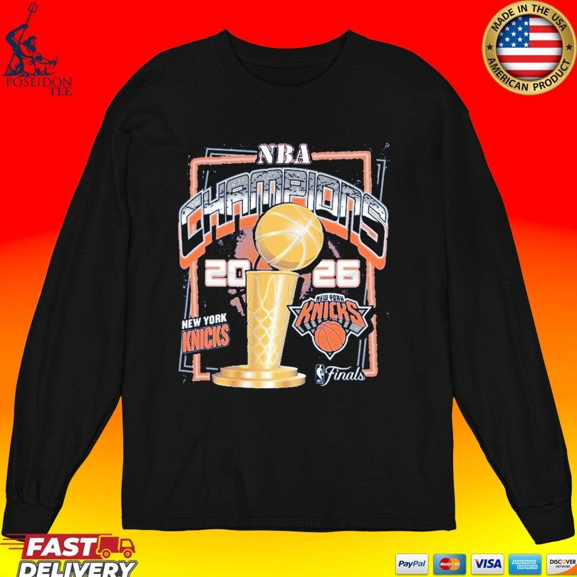 New York Knicks ’47 Blue 2026 Nba Finals Champions Franklin T-shirt
