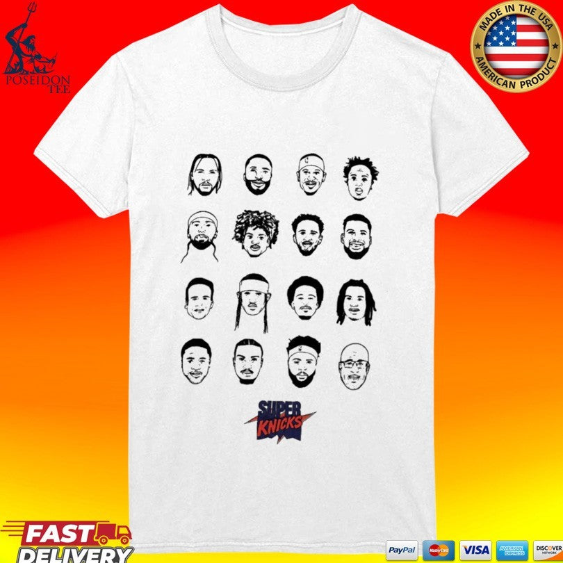 New York Knicks All-stars Faces Super Knicks Nba Finals 2026 T-shirt
