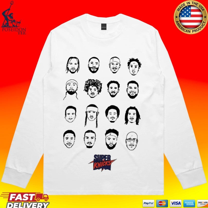 New York Knicks All-stars Faces Super Knicks Nba Finals 2026 T-shirt