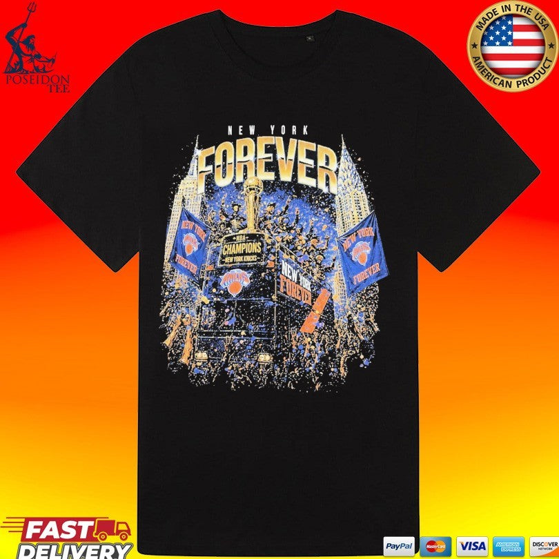 New York Knicks Mitchell & Ness 2026 Nba Finals Champions Parade T-shirt