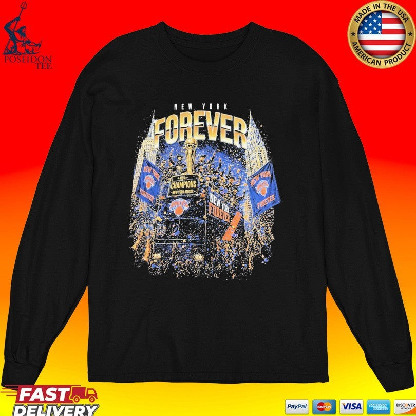 New York Knicks Mitchell & Ness 2026 Nba Finals Champions Parade T-shirt