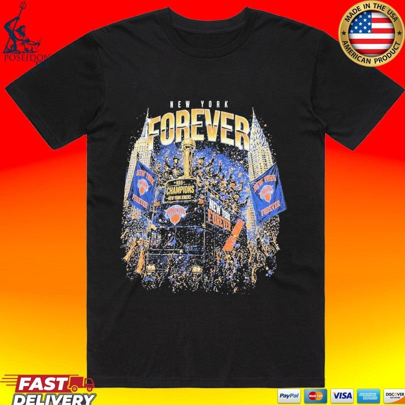 New York Knicks Mitchell & Ness 2026 Nba Finals Champions Parade T-shirt