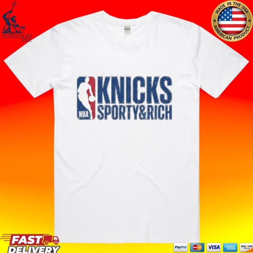 New York Knicks X Sporty And Rich Nba T-shirt