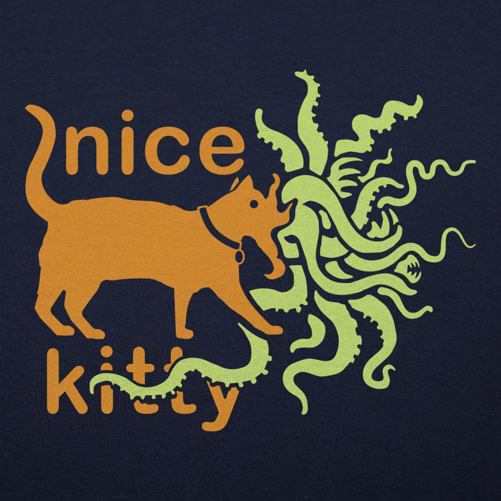 Nice Kitty Cat with Tentacle Monster Mouth