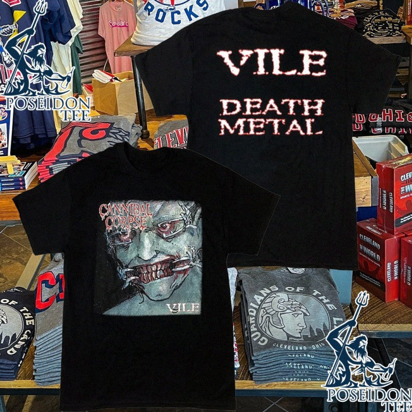 Night Shift Cannibal Corpse Vile Death Metal T-shirt