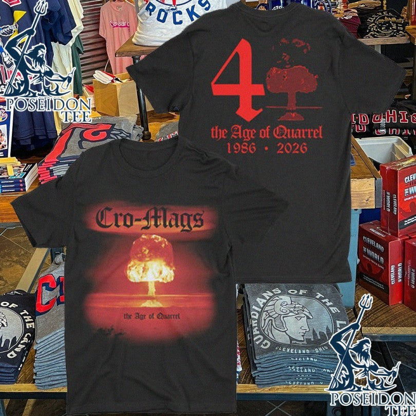 Night Shift Cro-mags – Age Of Quarrel 40th Anniversary T-shirt