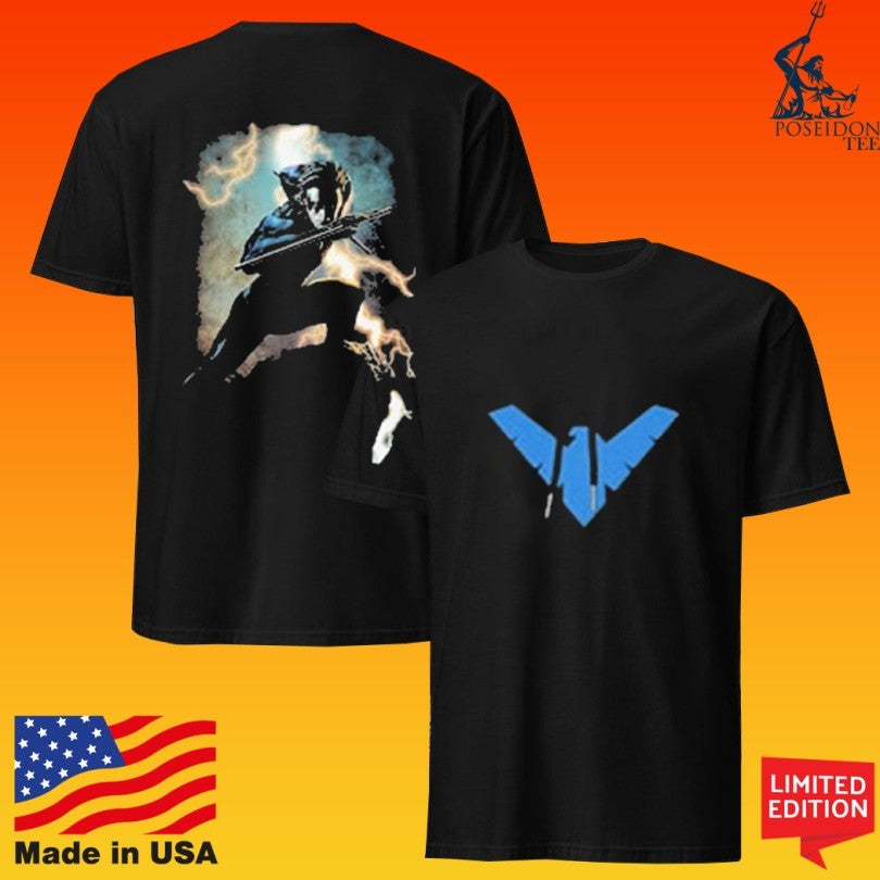 Nightwing Embroidered Dick Grayson T-shirt