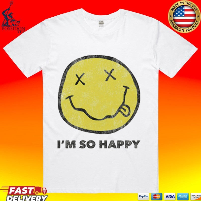 Nirvana I’m So Happy T-shirt