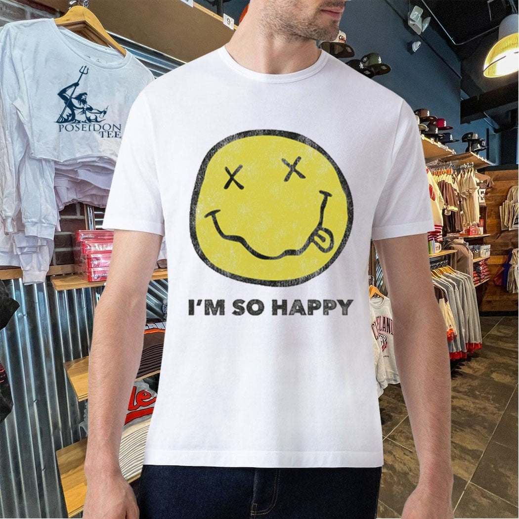 Nirvana I’m So Happy T-shirt