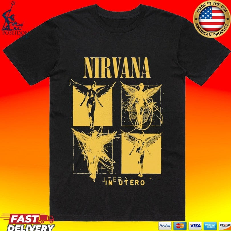 Nirvana In Utero Sketch T-shirt