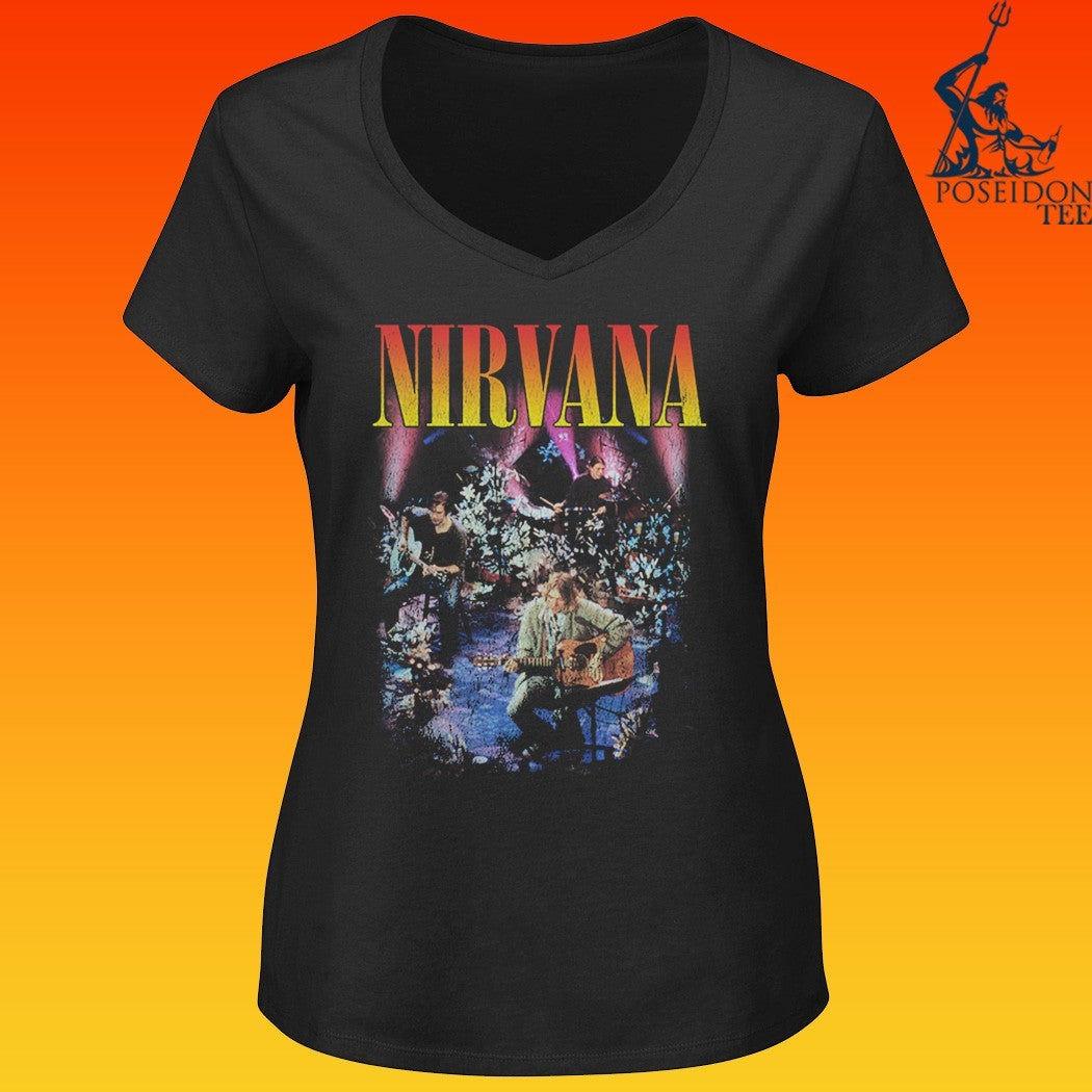Nirvana Unplugged In New York Album Cover T-shirt