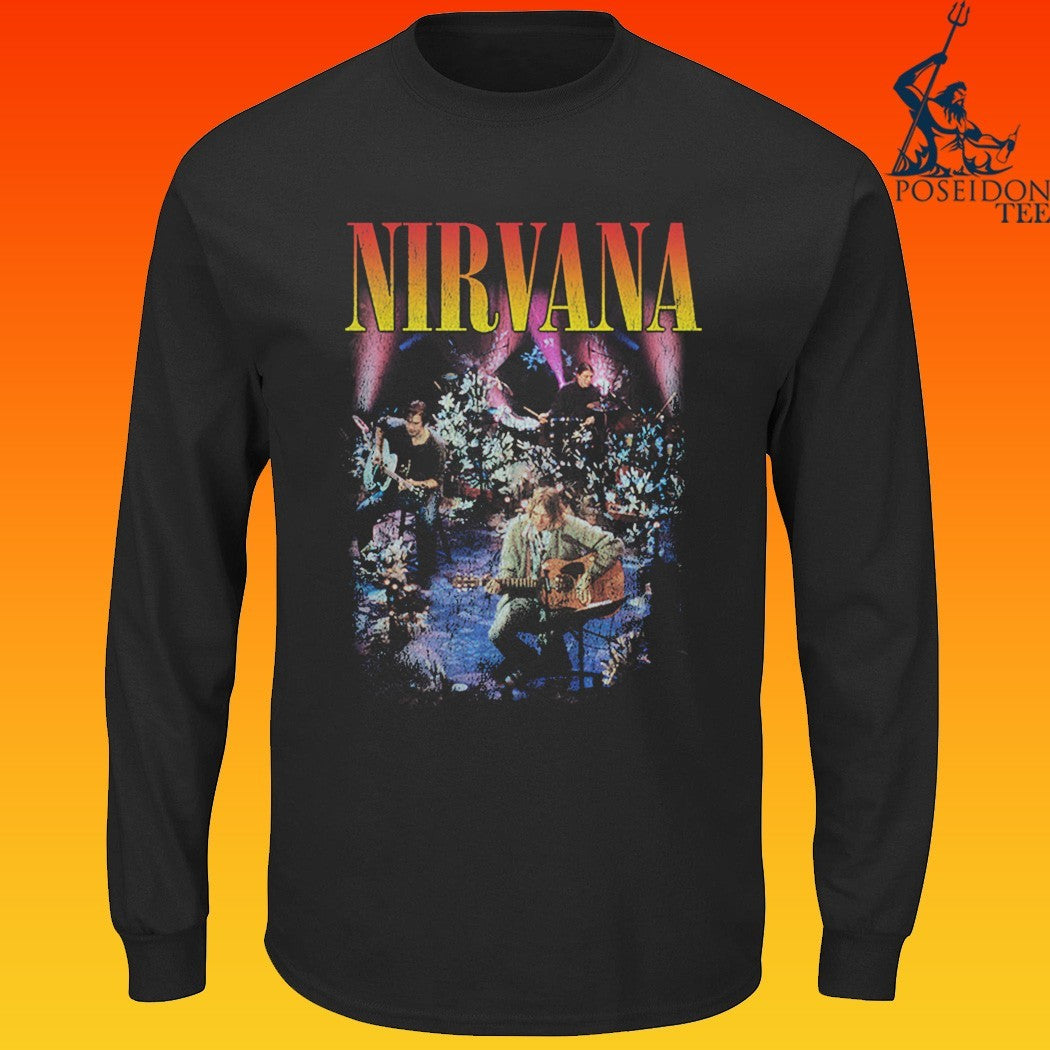 Nirvana Unplugged In New York Album Cover T-shirt