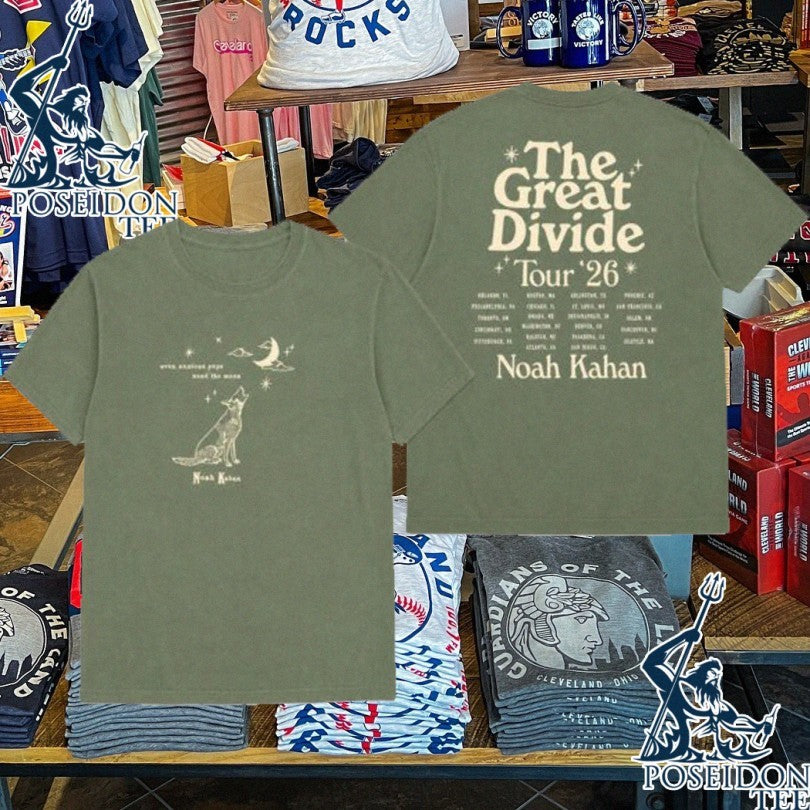 Noah Kahan The Great Divide Tour 26 T-shirt