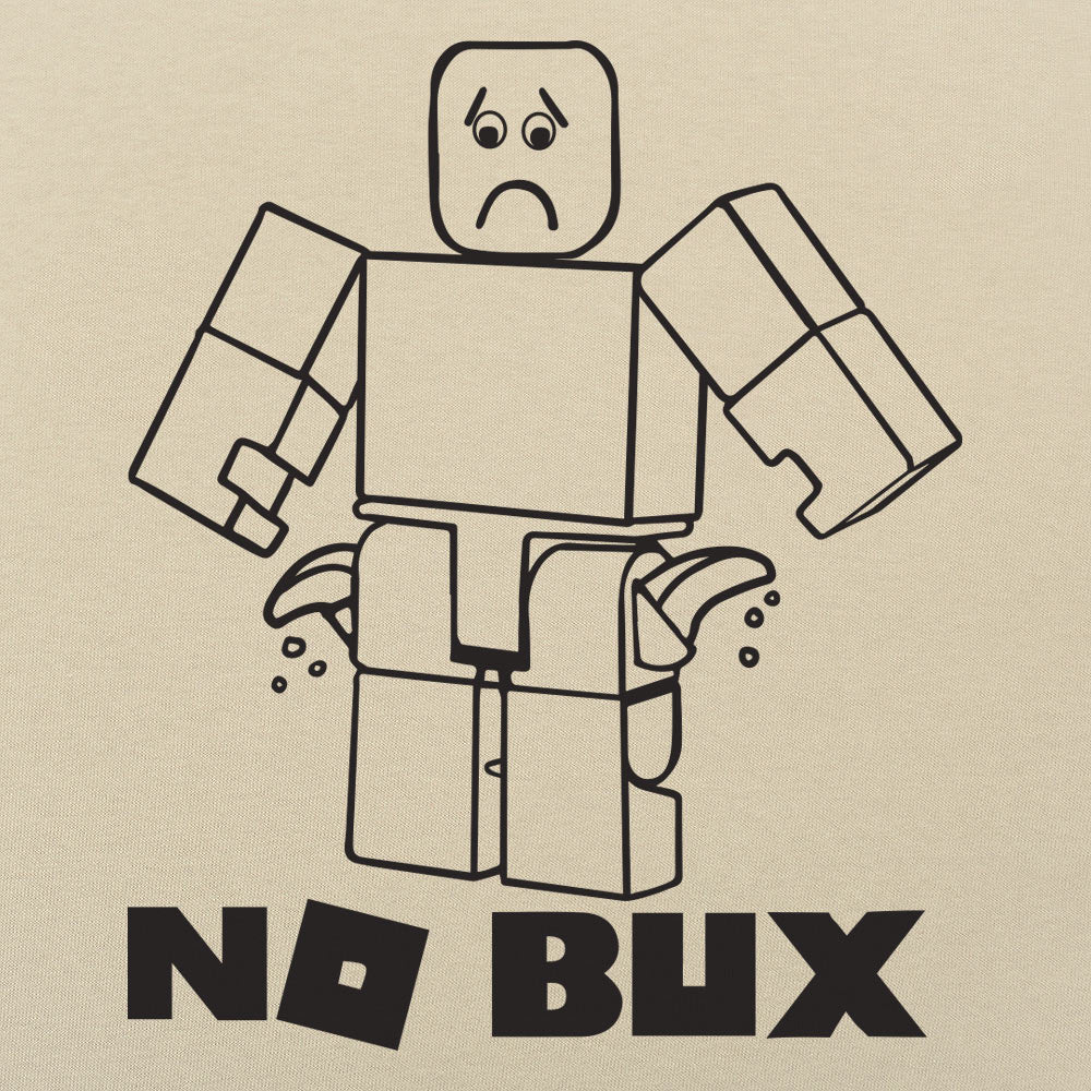 No Bux Broke Blocky Gamer Avatar With Empty Pockets