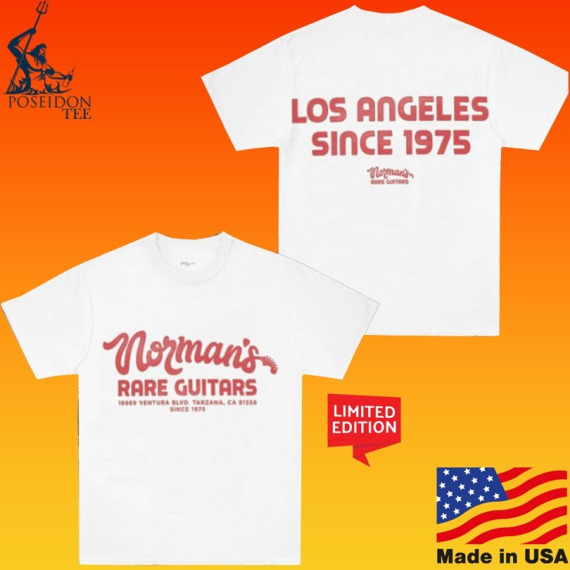 Norman’s Rare Guitars Los Angeles Since 1975 T-shirt