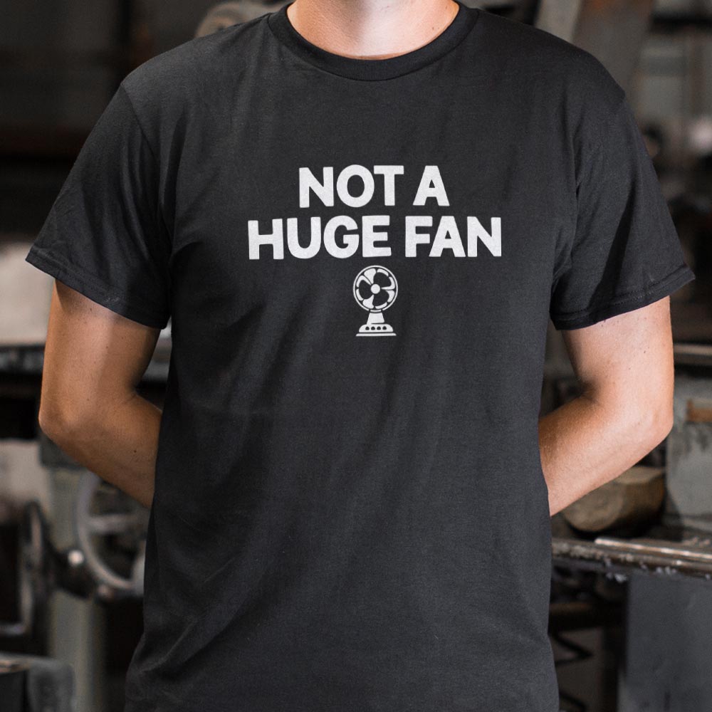 Not A Huge Fan Small Electric Fan Pun