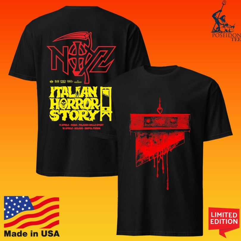 Noyz Narcos Italian Horror Story Ghigliottina T-shirt