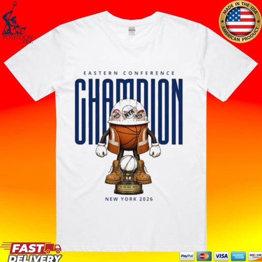 NYK 2026 Eastern Conference Champion The Bob Cousy Trophy T-shirt