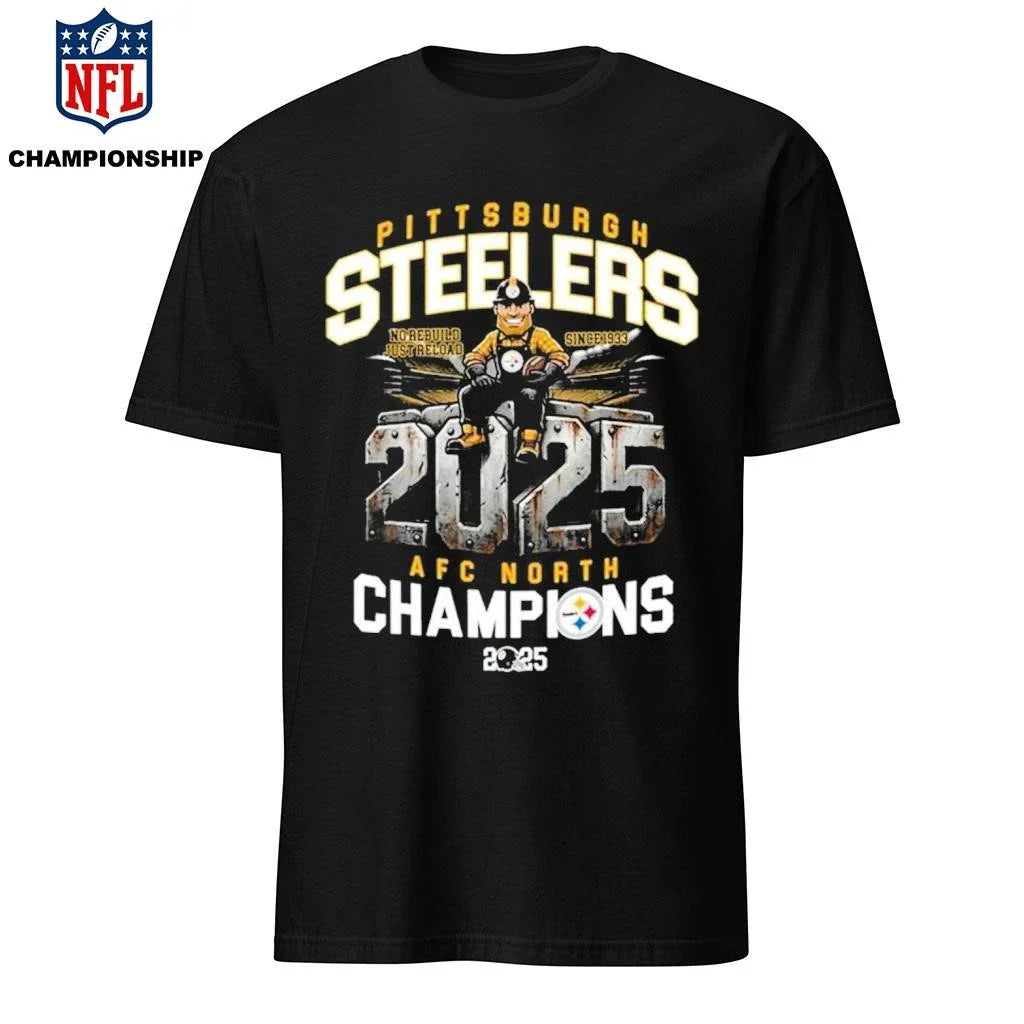 Official Steelers AFC North Division Champions 2025 Shirt