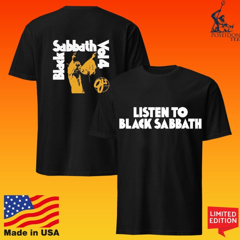 Oj Listen To Black Sabbath Vol 4 T-shirt