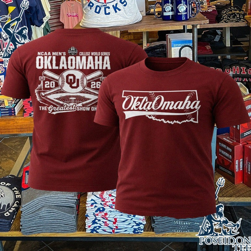 Oklahoma Sooners 2026 Baseball College World Series Oklaomaha T-shirt