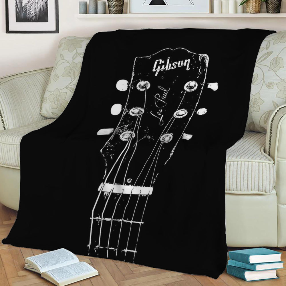 old Gibson 1 Fleece Throw Blanket