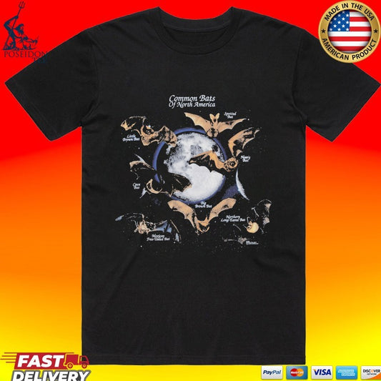 Online Ceramics Common Bats Of North America T-shirt