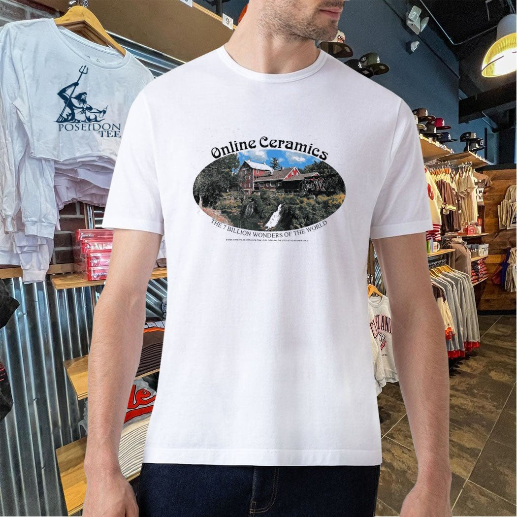 Online Ceramics The Seven Billion Wonders Of The World T-shirt