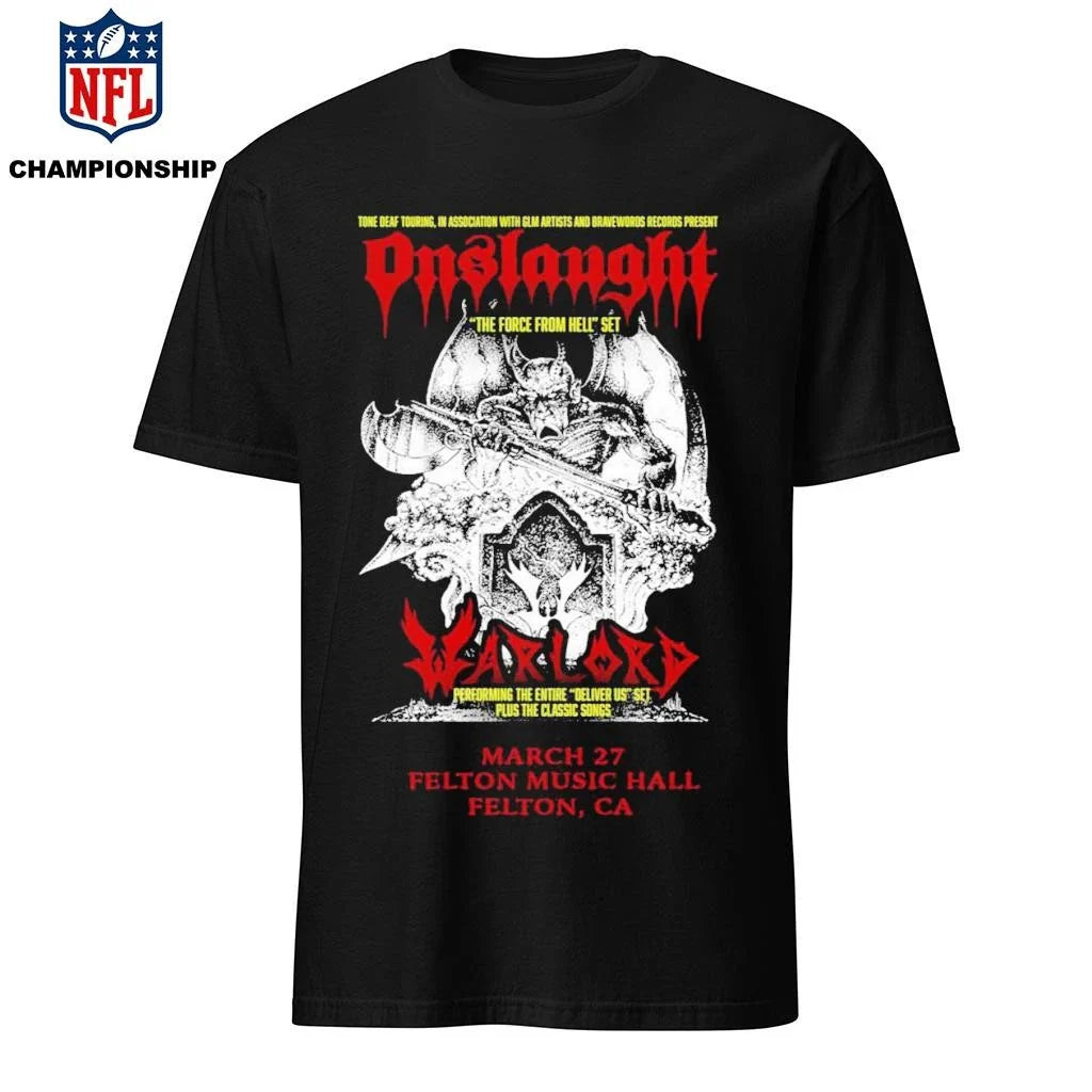 Onslaught Mar 27 2026 Felton Music Hall Felton CA Poster Shirt