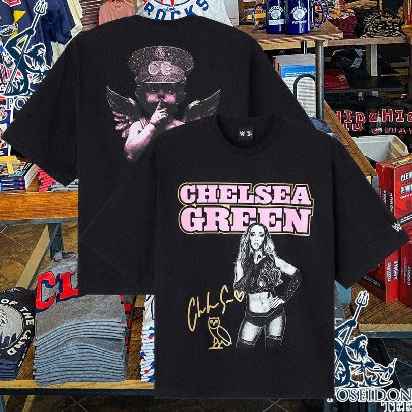 Ovo X Wwe Black Chelsea Green T-shirt